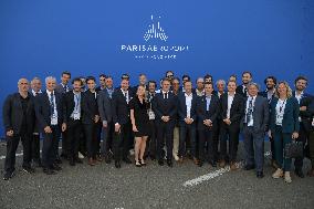President Emmanuel Macron Visits the 55th Paris Air Show - Le Bourget