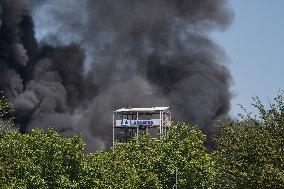 Fire At LEA Factory - Spain