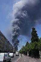 Fire At LEA Factory - Spain