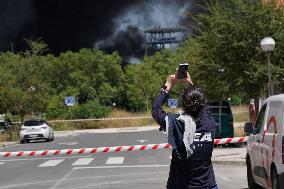 Fire At LEA Factory - Spain