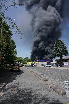 Fire At LEA Factory - Spain