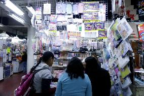 School Supplies Shop Illustrations - Mexico
