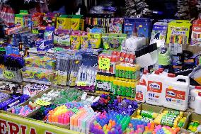 School Supplies Shop Illustrations - Mexico