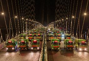 Changtai Yangtze River Bridge Load Test