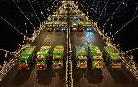Changtai Yangtze River Bridge Load Test
