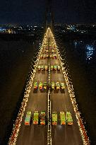 Changtai Yangtze River Bridge Load Test