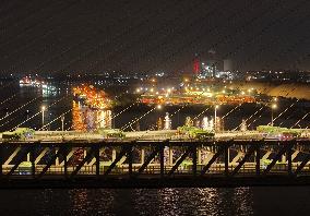 Changtai Yangtze River Bridge Load Test