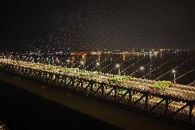 Changtai Yangtze River Bridge Load Test