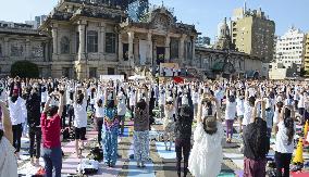 Yoga event in Tokyo