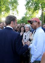 Emmanuel And Brigitte Macron Celebrate France Music Week - Paris