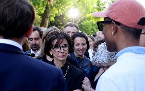 Emmanuel And Brigitte Macron Celebrate France Music Week - Paris