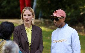 Emmanuel And Brigitte Macron Celebrate France Music Week - Paris