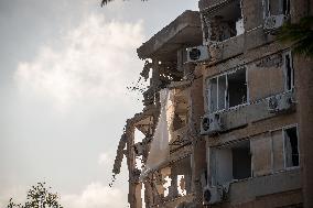 Missile Attack Shelter in Tel Aviv - Israel