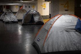 Missile Attack Shelter in Tel Aviv - Israel