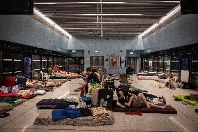 Missile Attack Shelter in Tel Aviv - Israel