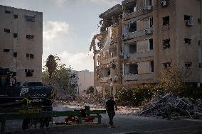 Missile Attack Shelter in Tel Aviv - Israel