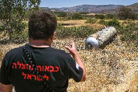 Remains Of An Iranian Ballistic Missile - Israel