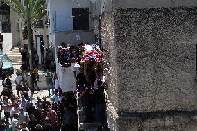 Funeral For A Palestinian Killed By Israeli Settlers - Hebron