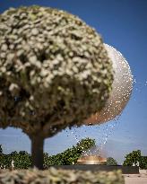 The Olympic Cauldron  at the Tuileries Garden - Paris