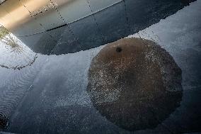 The Olympic Cauldron  at the Tuileries Garden - Paris