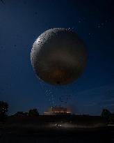 The Olympic Cauldron  at the Tuileries Garden - Paris