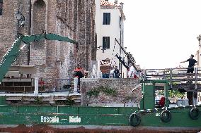 Preparations For The Bezos Wedding - Venice