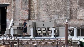 Preparations For The Bezos Wedding - Venice