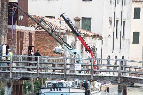 Preparations For The Bezos Wedding - Venice