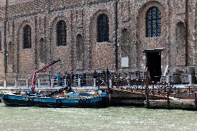 Preparations For The Bezos Wedding - Venice