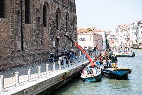 Preparations For The Bezos Wedding - Venice