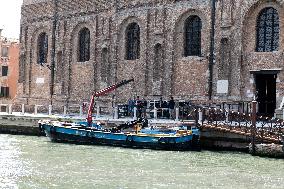 Preparations For The Bezos Wedding - Venice