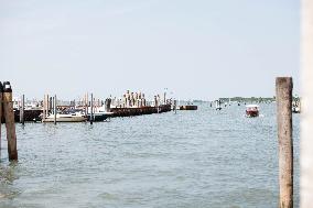 Preparations For The Bezos Wedding - Venice