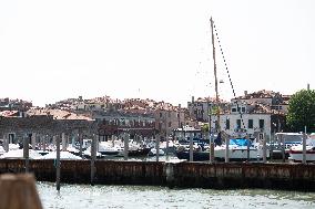 Preparations For The Bezos Wedding - Venice