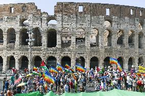 March Against War And Rearm - Rome