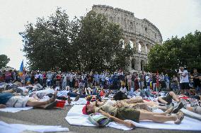 March Against War And Rearm - Rome