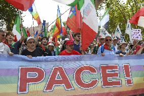 March Against War And Rearm - Rome