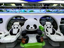 Panda Themed Monorail Train - Chin