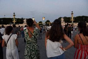 The Olympic Cauldron At The Tuileries Garden - Paris