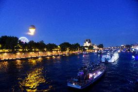 The Olympic Cauldron At The Tuileries Garden - Paris