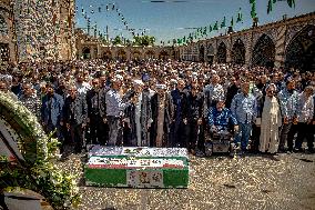 Funeral for Iranians Killed by Israel - Qazvin