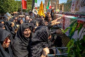 Funeral for Iranians Killed by Israel - Qazvin