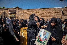 Funeral for Iranians Killed by Israel - Qazvin
