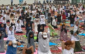 International Yoga Day in Srinagar - India