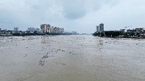 Pearl River Water Level Rose