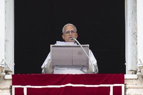 Pope Leo Delivers The Angelus Prayer - Vatican