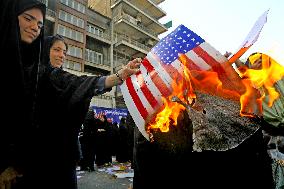 Iranians Marking The 28th Anniversary Of The Us Embassy Takeover - Tehran