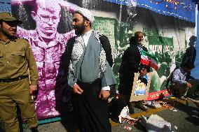 Iranians Marking The 28th Anniversary Of The Us Embassy Takeover - Tehran