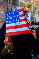 Iranians Marking The 28th Anniversary Of The Us Embassy Takeover - Tehran