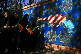 Iranians Marking The 28th Anniversary Of The Us Embassy Takeover - Tehran
