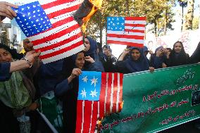 Iranians Marking The 28th Anniversary Of The Us Embassy Takeover - Tehran